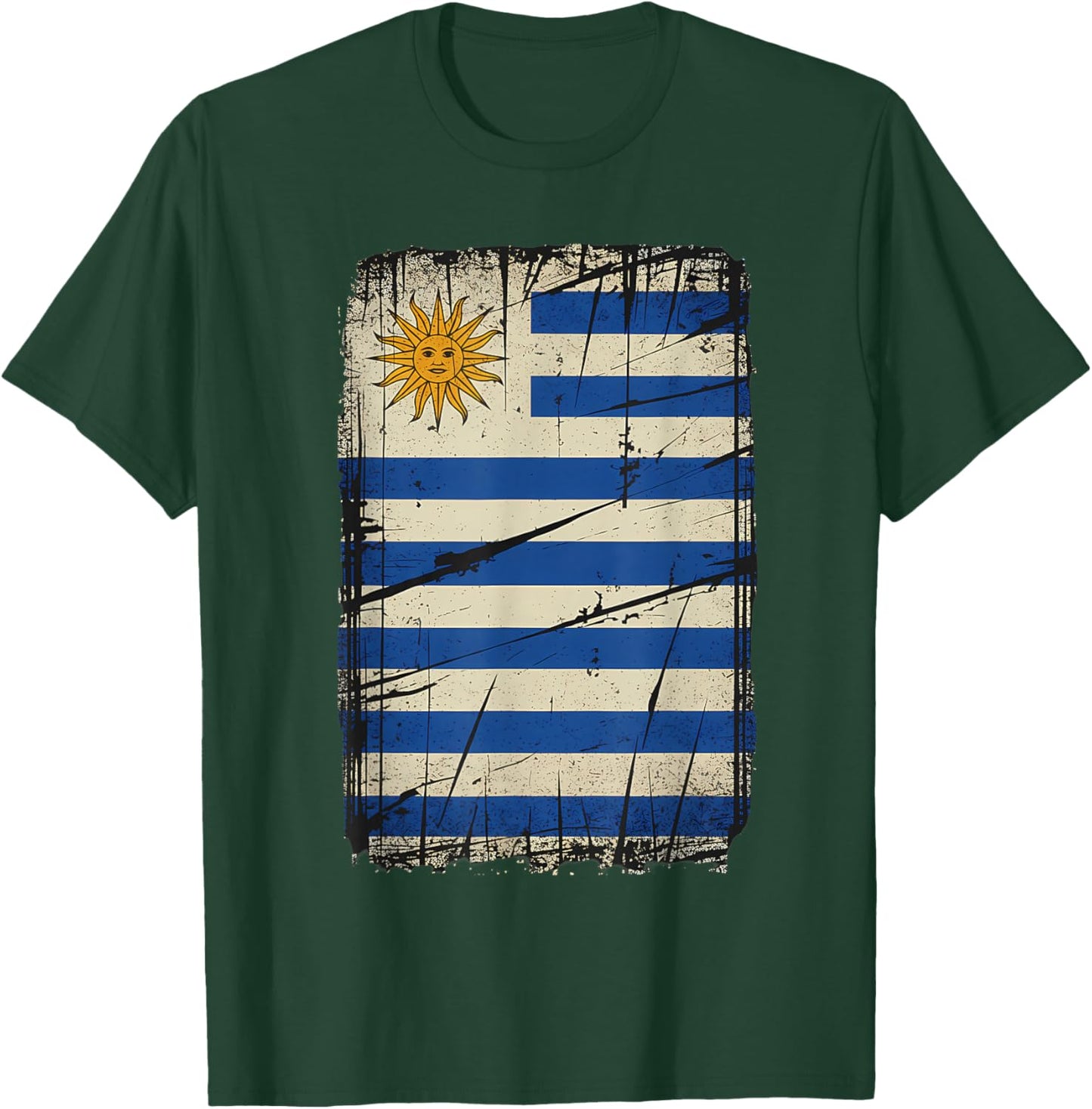 Uruguay Flag Uruguayan Pride T-Shirt - T-Shirt | Forest