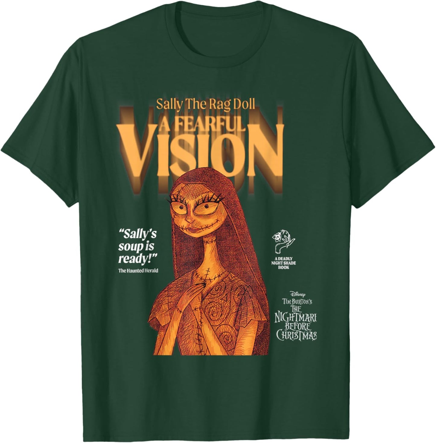Disney The Nightmare Before Christmas Sally A Fearful Vision T-Shirt - T-Shirt | Forest
