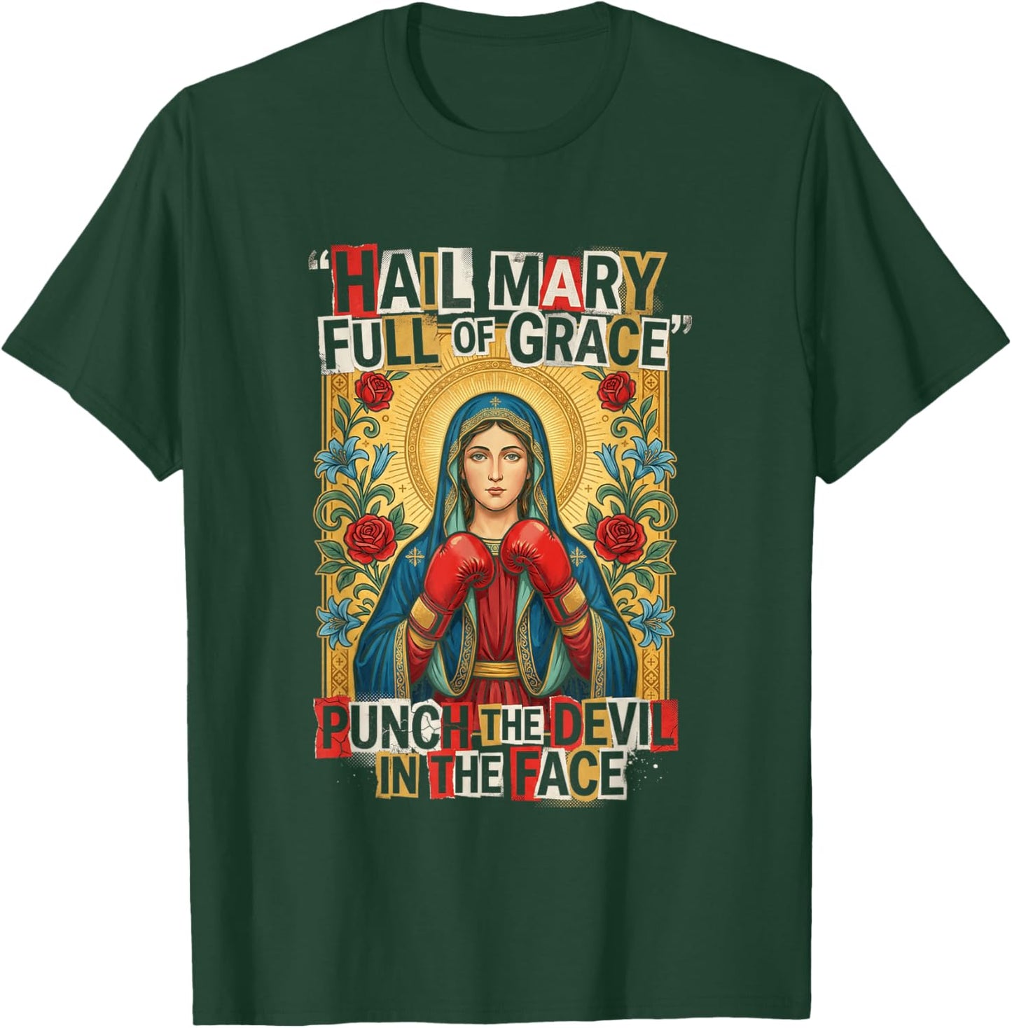 in The Face Christian Humor T-Shirt - T-Shirt | Forest