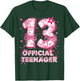 13th Birthday Girl 13 Years Old Official Teenager Birthday T-Shirt - T-Shirt | Forest