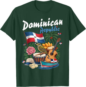 Dominican Republic Outfit Idea for Kids Dominican Themed T-Shirt - T-Shirt | Forest