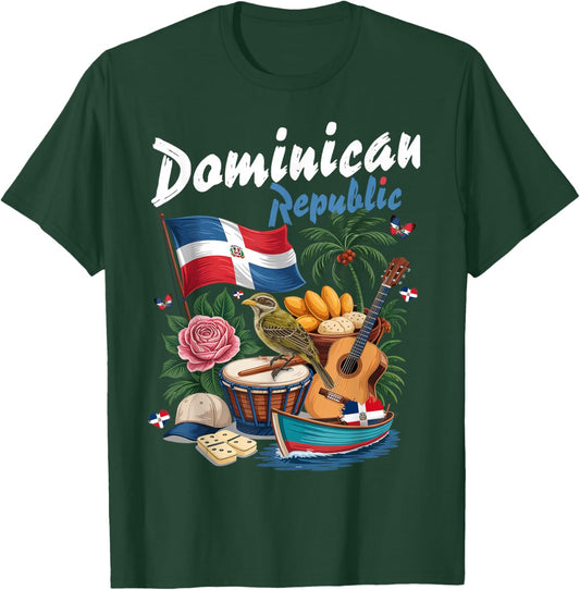 Dominican Republic Outfit Idea for Kids Dominican Themed T-Shirt - T-Shirt | Forest