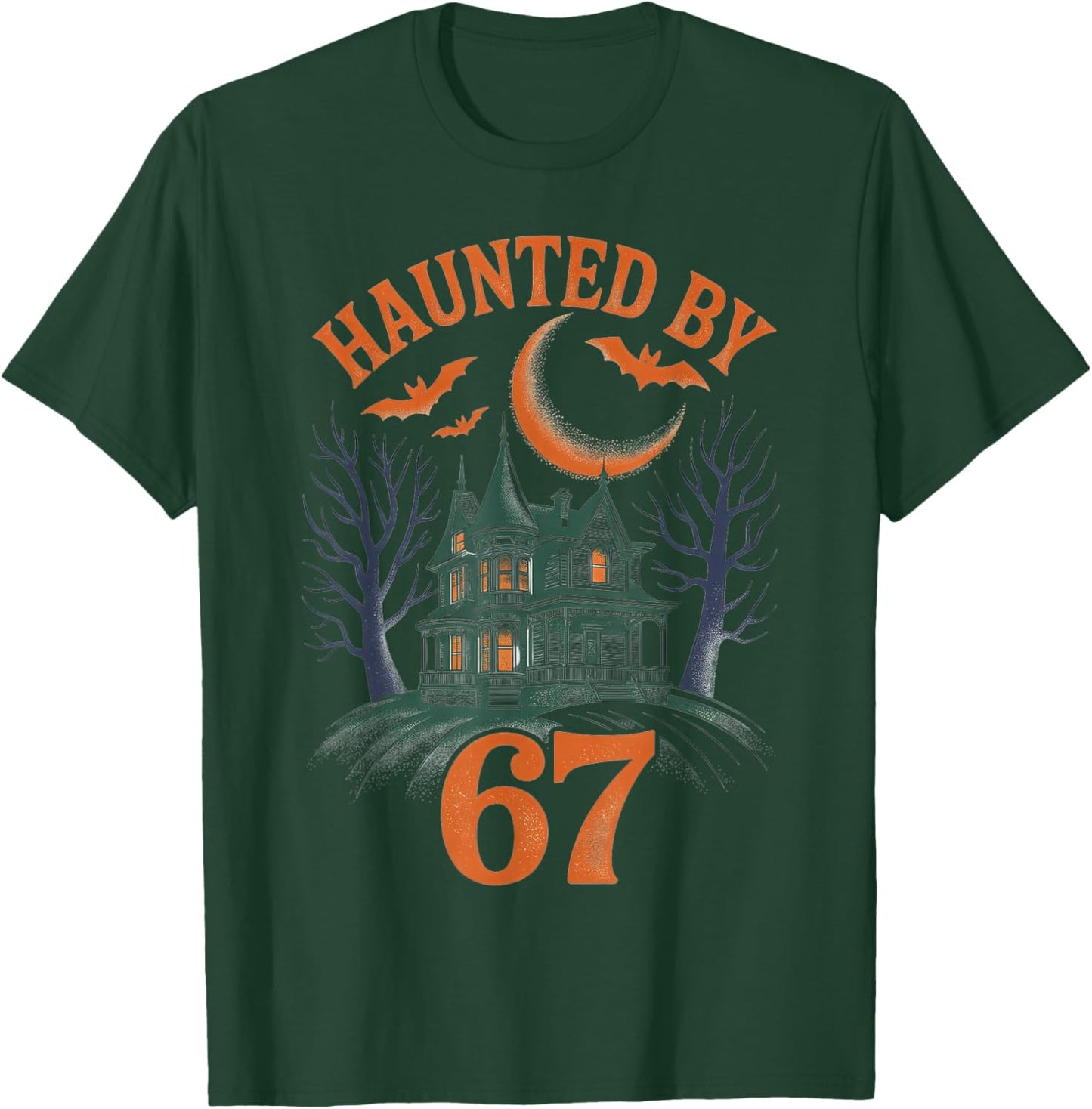 Haunted by 67 Halloween Costume 6 7 Meme Six Seven T-Shirt - T-Shirt | Forest