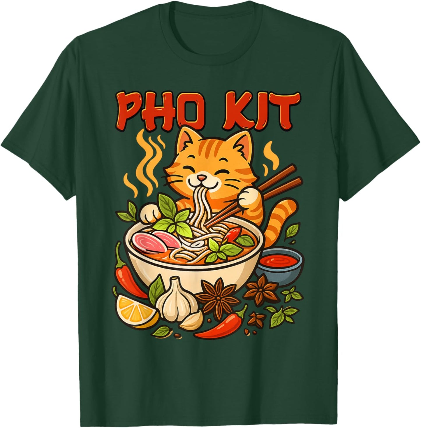 Pho Kit Mariners Cat Funny Meme Official T-Shirt - T-Shirt | Forest