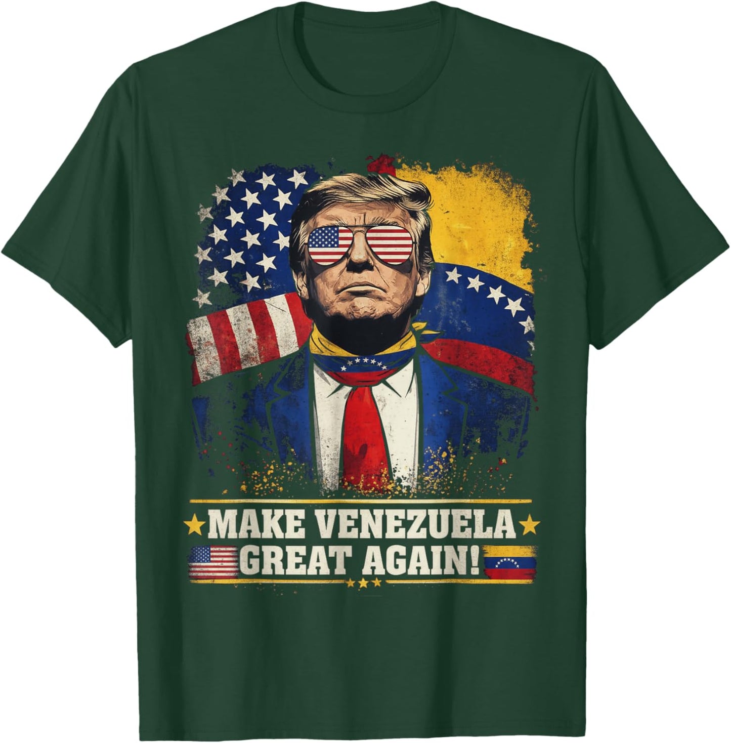 Trump Make Venezuela Great Again T-Shirt - T-Shirt | Forest