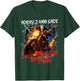 I was Cranking My Hog Funny Skeleton Biker T-Shirt - T-Shirt | Forest