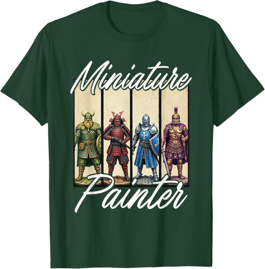 Miniature Painter Painting Miniatures Board Game Wargamer T-Shirt - T-Shirt | Forest