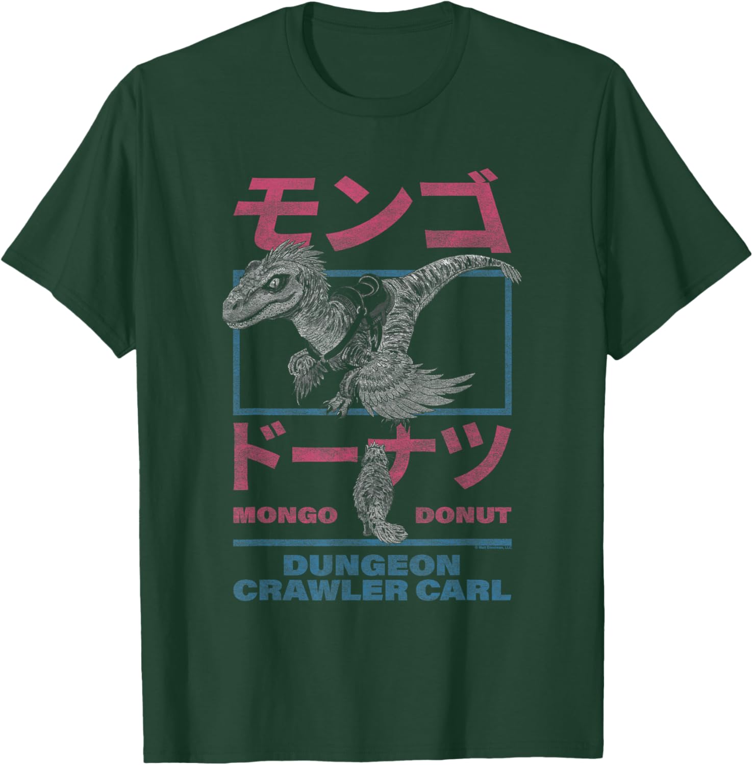 DCC Mongo and Donut Face-Off with Kanji Gamer Series Book T-Shirt - T-Shirt | Forest