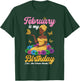 February is My Birthday Black Queen Butterfly Floral Girl T-Shirt - T-Shirt | Forest