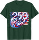 250 Years American 1776 2026 Fighter Jet Airplane USA Flag T-Shirt - T-Shirt | Forest