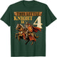 Knight Birthday 4 Years Old Boys 4th Knight Birthday Party T-Shirt - T-Shirt | Forest