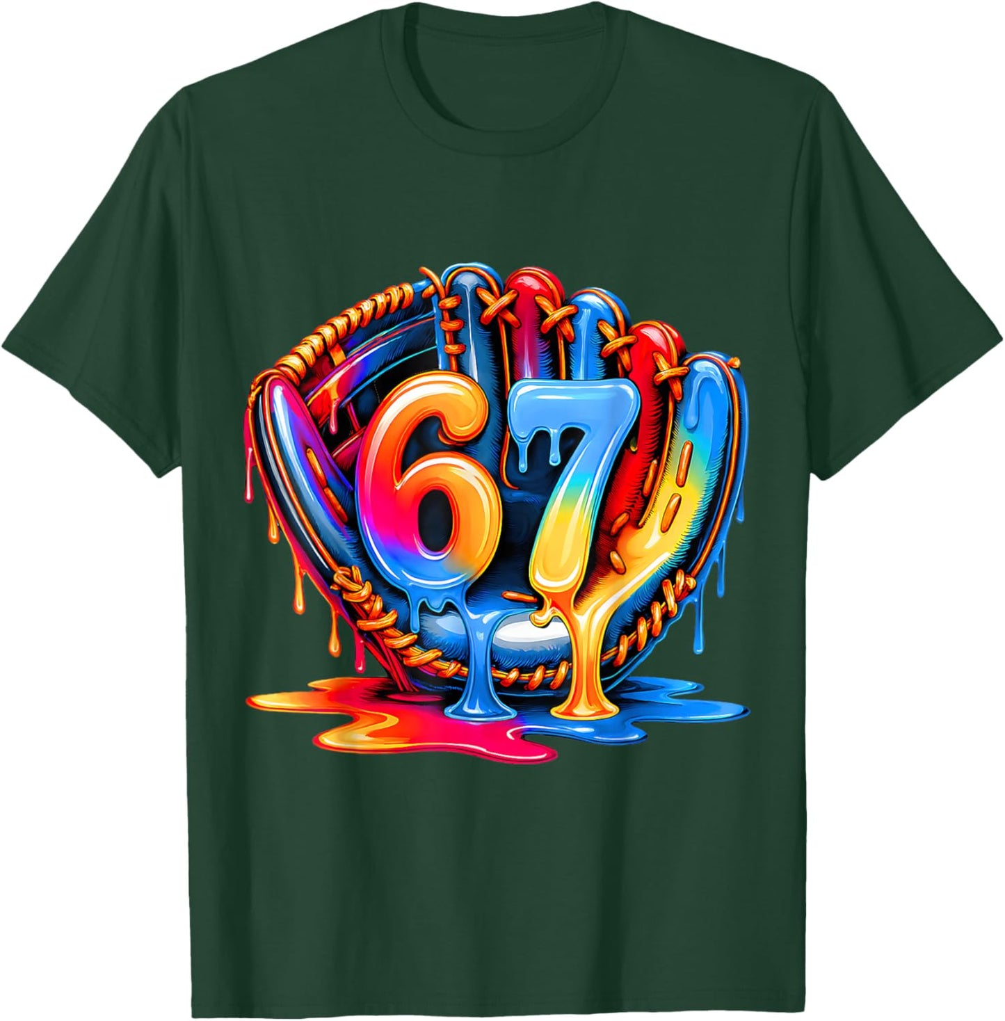 67 Drip Baseball Life Style 101 Apparel Youth Drip Kids Meme T-Shirt - T-Shirt | Forest