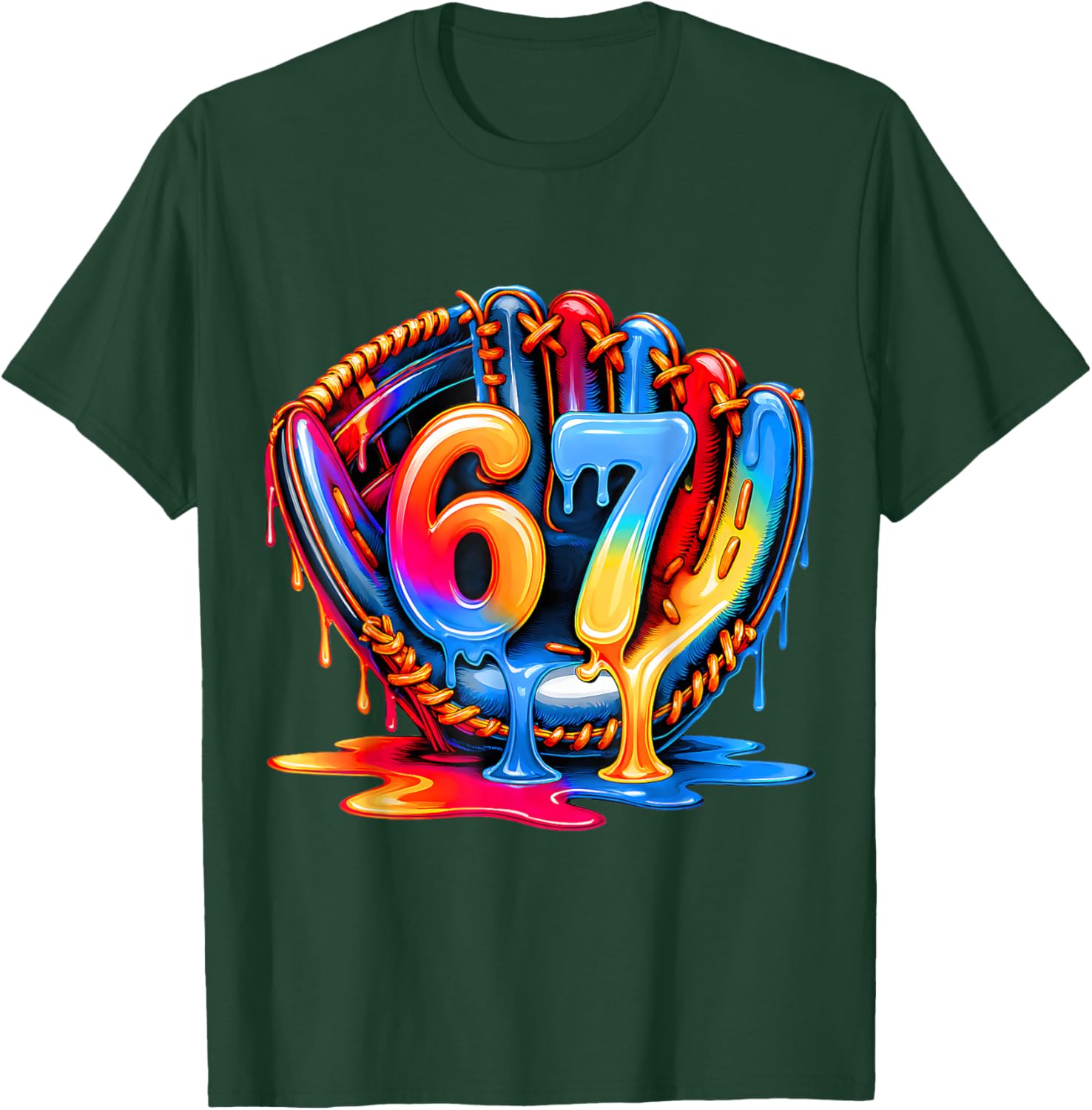 67 Drip Baseball Life Style 101 Apparel Youth Drip Kids Meme T-Shirt - T-Shirt | Forest