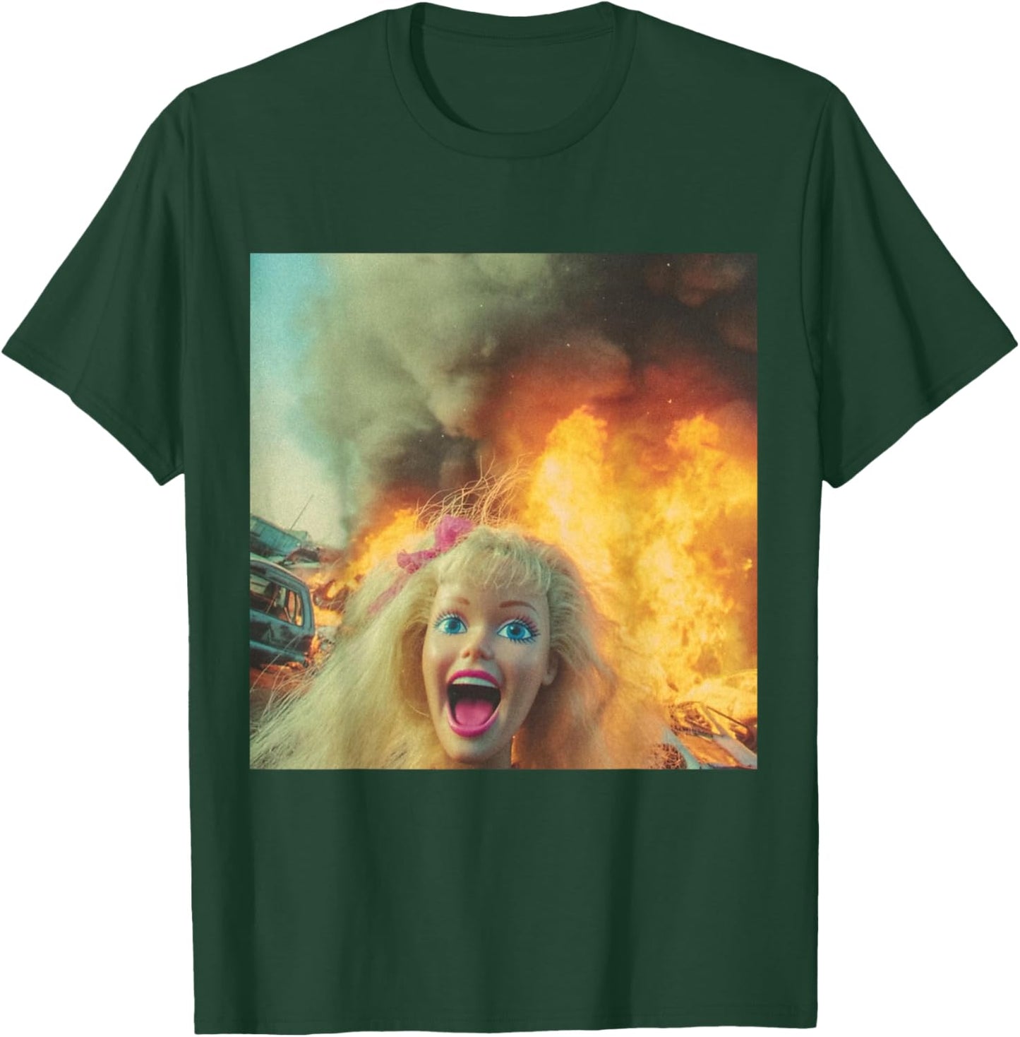 Funny Disgusting Doll face Meme T-Shirt - T-Shirt | Forest
