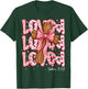 Loved John 3:16 Christian Valentine Day Coquette Faith T-Shirt - T-Shirt | Forest