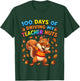 100 Days of School Squirrel Funny Boys Girls Kids T-Shirt - T-Shirt | Forest