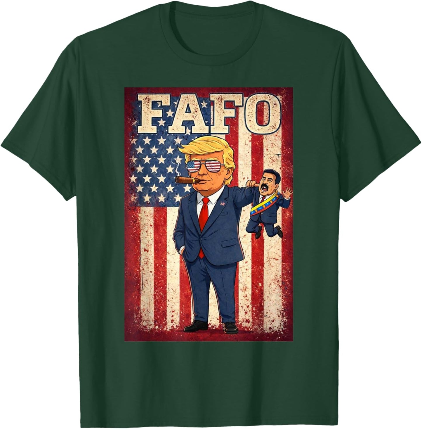 Funny Fafo Trump Fafo American USA Women T-Shirt - T-Shirt | Forest