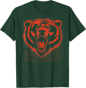 Game Day Bear Lovers Women Youth Kids Boys Girls T-Shirt - T-Shirt | Forest