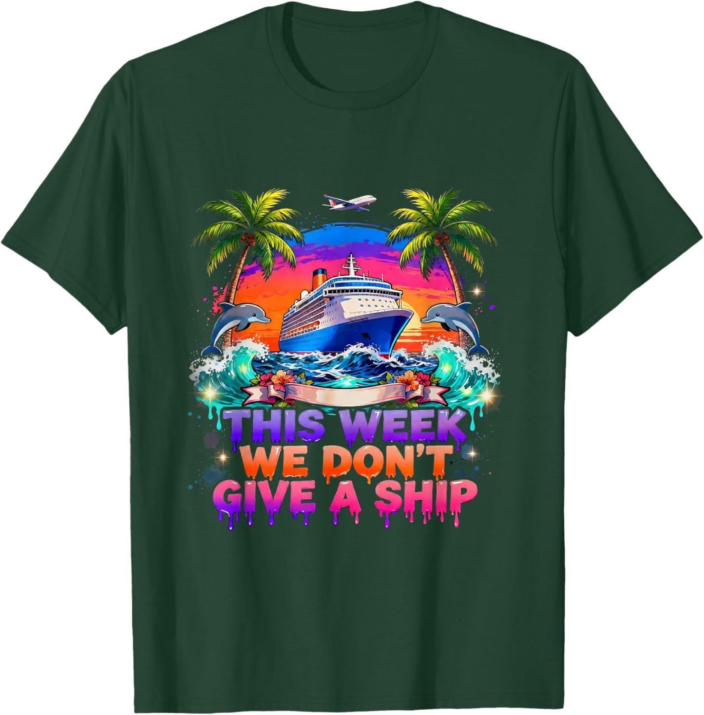 Holidays Cruise 2026 Ship Vacation Family Trip Friends T-Shirt - T-Shirt | Forest