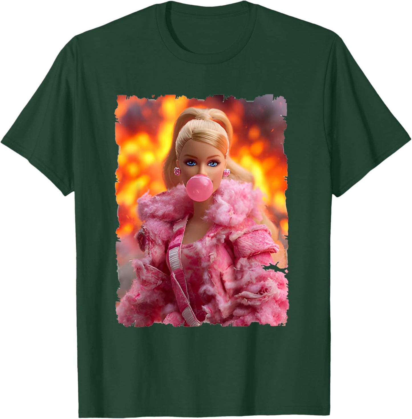 Funny Disgusting Pink Doll face Meme T-Shirt - T-Shirt | Forest