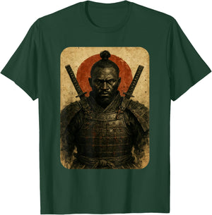Yasuke African Samurai Heritage Japanese Black History Month T-Shirt - T-Shirt | Forest