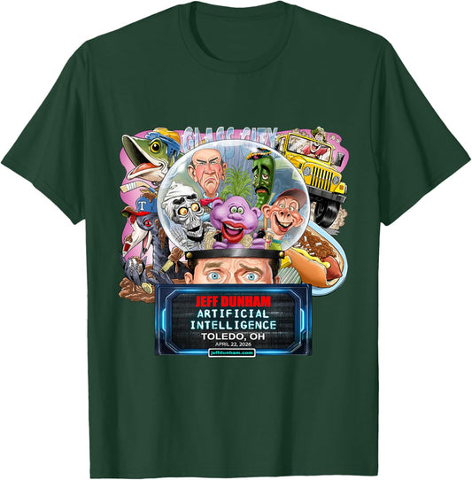 Jeff Dunham Toledo, OH (2026) T-Shirt - T-Shirt | Forest