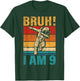 9 Year Old Birthday Astronaut Bruh It's My 9th Birthday T-Shirt - T-Shirt | Forest