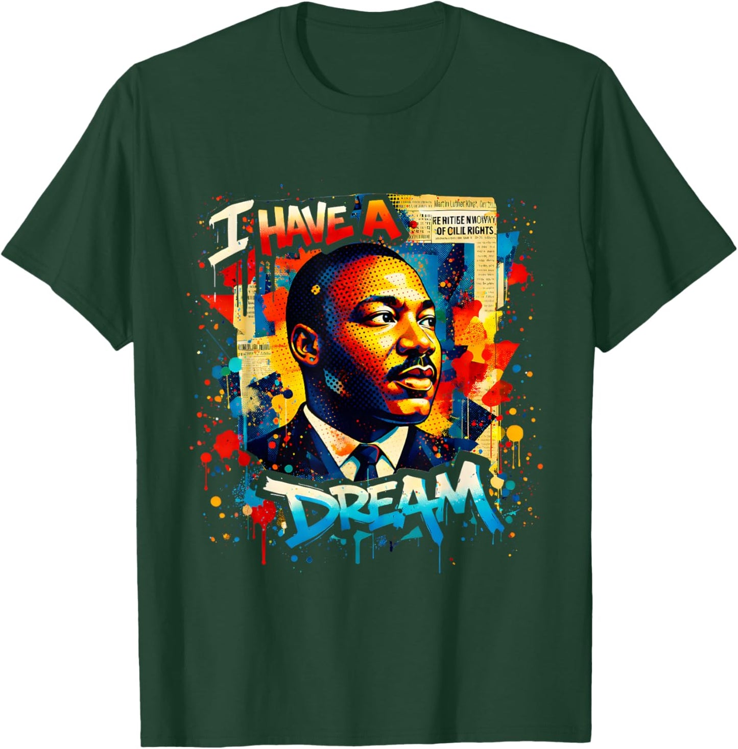 African American Dream Like a King Black History Month T-Shirt - T-Shirt | Forest