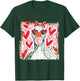 Leopard Valentine's Day Goose Cute Goose Lover Love Quote T-Shirt - T-Shirt | Forest