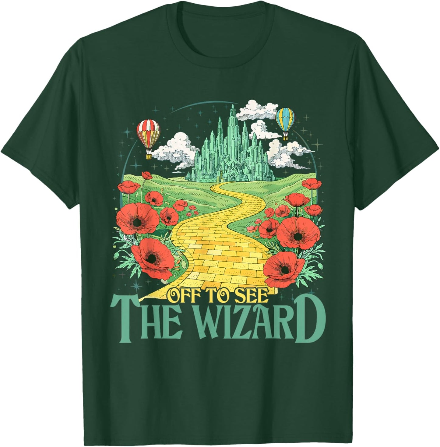 Yellow Brick Road Wicked Off to See Wizard Women Kid T-Shirt - T-Shirt | Forest