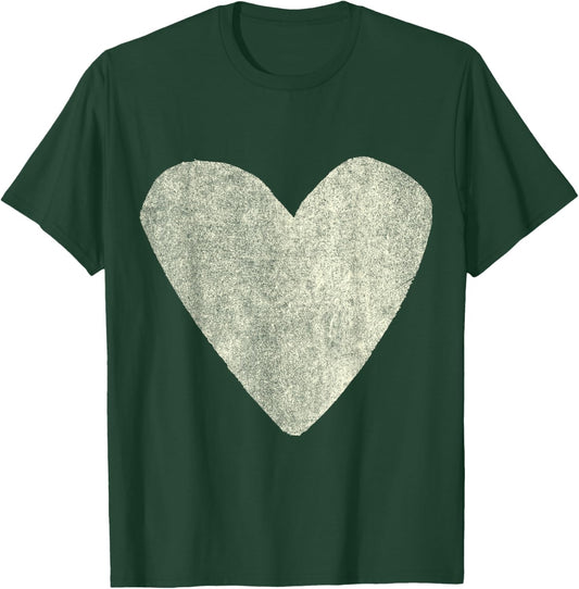 Positive Mental Health Awareness Colorful Heart Ivory T-Shirt - T-Shirt | Forest