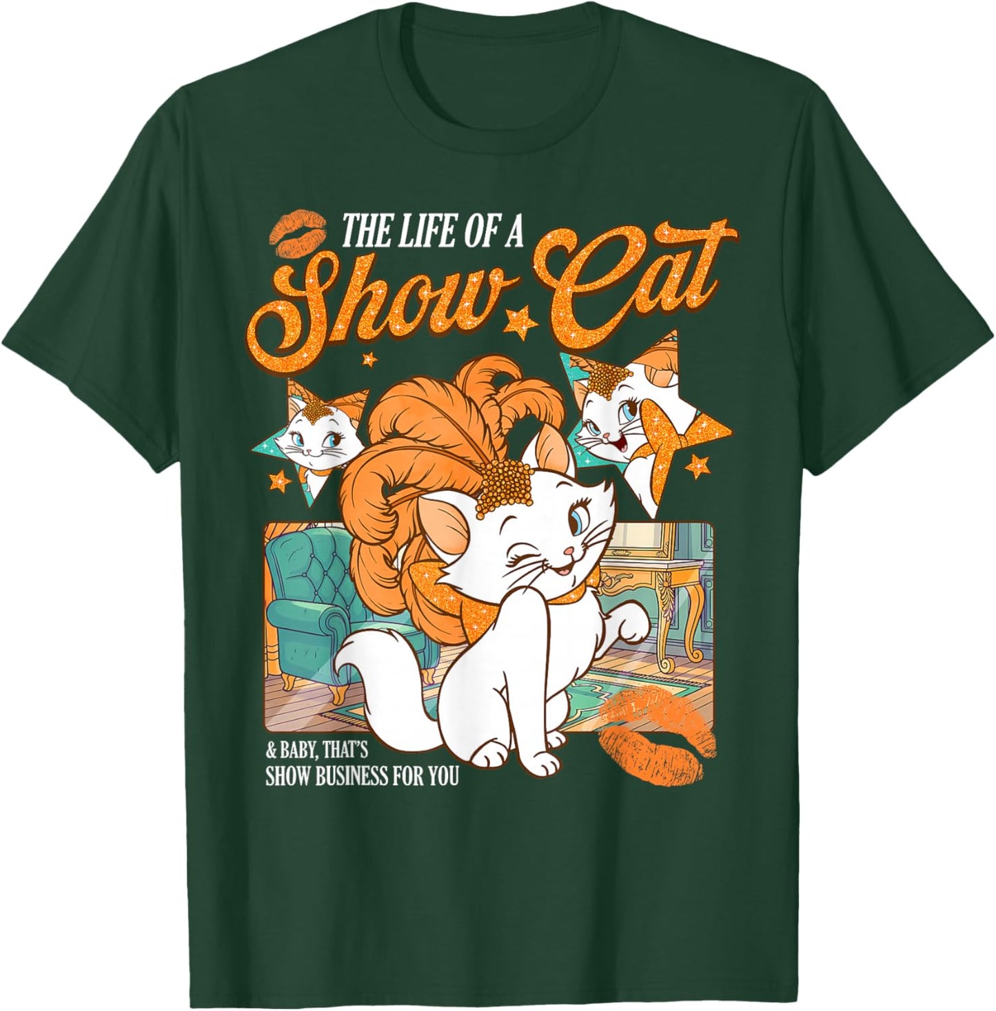 Cute Cat Era Life of Showcat Cat Lover Country Music Concert T-Shirt - T-Shirt | Forest