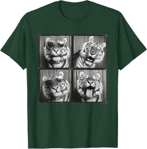 Funny Tiger Sunglasses T-Shirt - T-Shirt | Forest