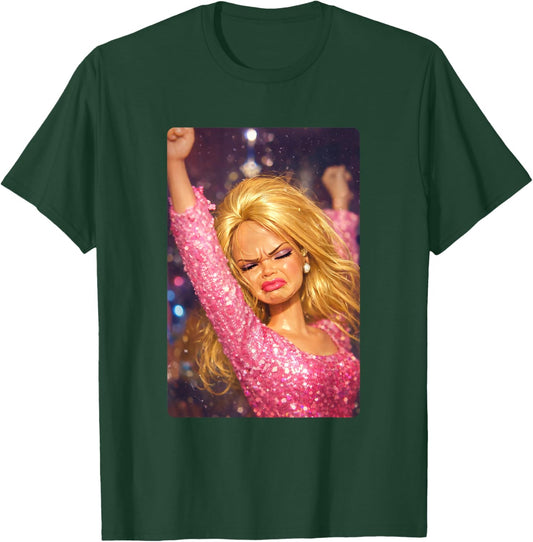 Funny Doll Face Meme Hilarious Doll Dance Night Club Disco T-Shirt - T-Shirt | Forest