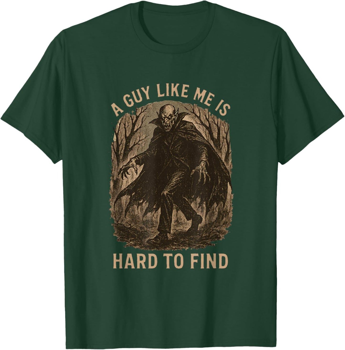 A Guy Like is Hard to Find Halloween Vampire Nosferatu Funny T-Shirt - T-Shirt | Forest