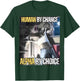 Human by Chance Alpha by Choice Cool Funny Alpha Wolf Meme T-Shirt - T-Shirt | Forest