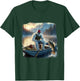 Fishing Merry Fishmas Funny Fish Santa Bigfoot Winter T-Shirt - T-Shirt | Forest