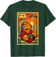 Japanese Retro Vintage UFO Cat Graphic Funny Gamer T-Shirt - T-Shirt | Forest