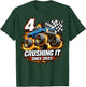 Birthday Monster Truck 4 Year Old Boys 4th Party Born 2022 T-Shirt - T-Shirt | Forest
