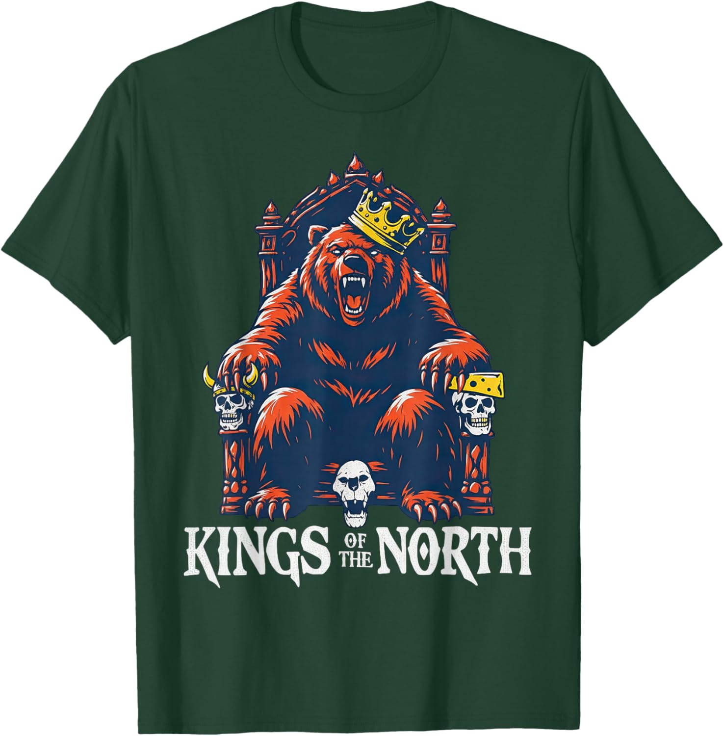 Kings of The North Bear T-Shirt - T-Shirt | Forest