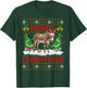 Donkey Mule Ugly Xmas Sweater Funny Animal Lights Christmas T-Shirt - T-Shirt | Forest