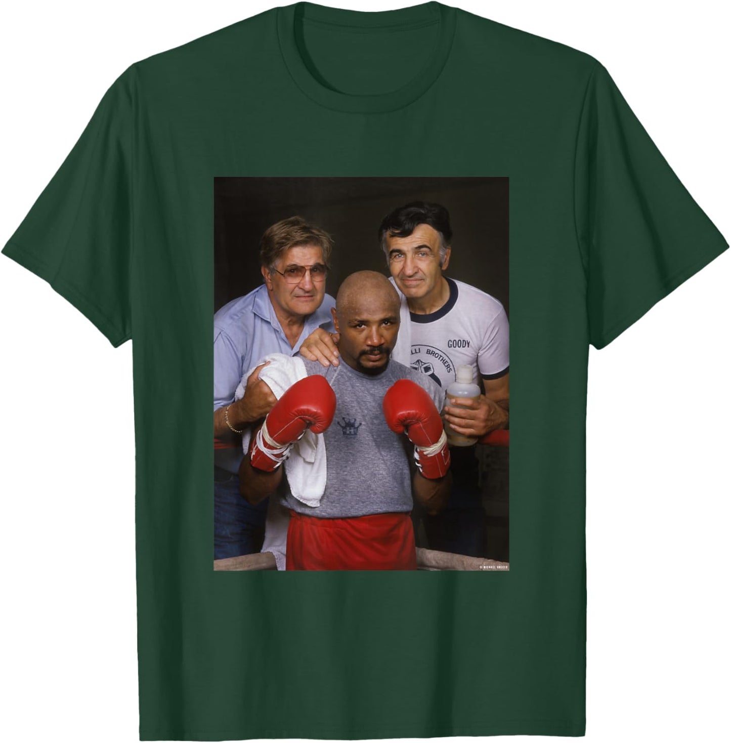 Marvin Hagler Boxing Pat Goody Petronelli Michael Grecco T-Shirt - T-Shirt | Forest