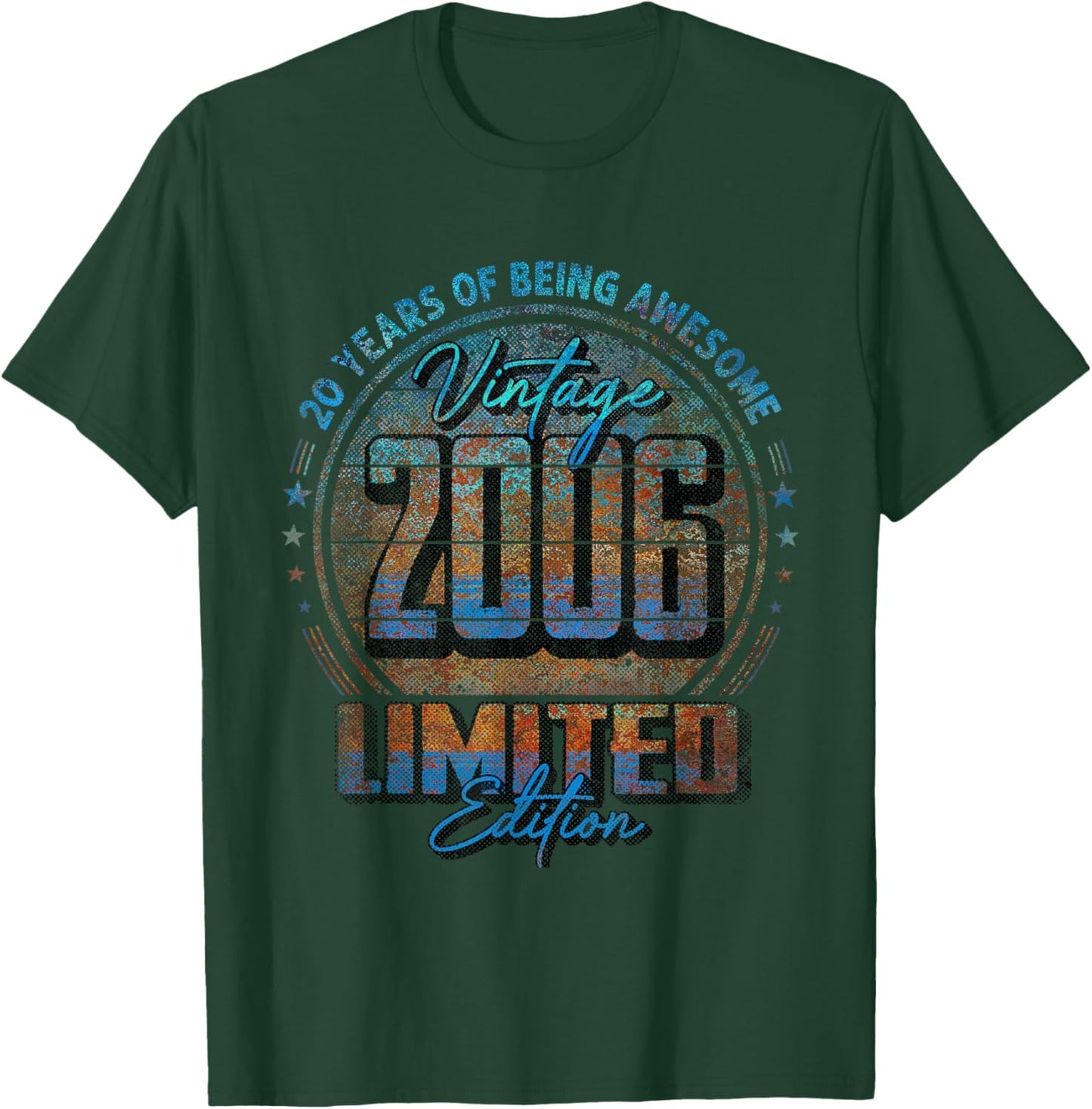 Vintage 2006 Limited Edition Shirt 20 Year Old 20th Birthday T-Shirt - T-Shirt | Forest