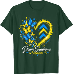 Cute World Down Syndrome Awareness Women Kids T-Shirt - T-Shirt | Forest