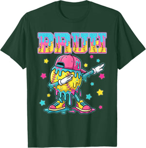 Baseball Life Style 101 Apparel Youth Drip Softball Boys Kid T-Shirt - T-Shirt | Forest