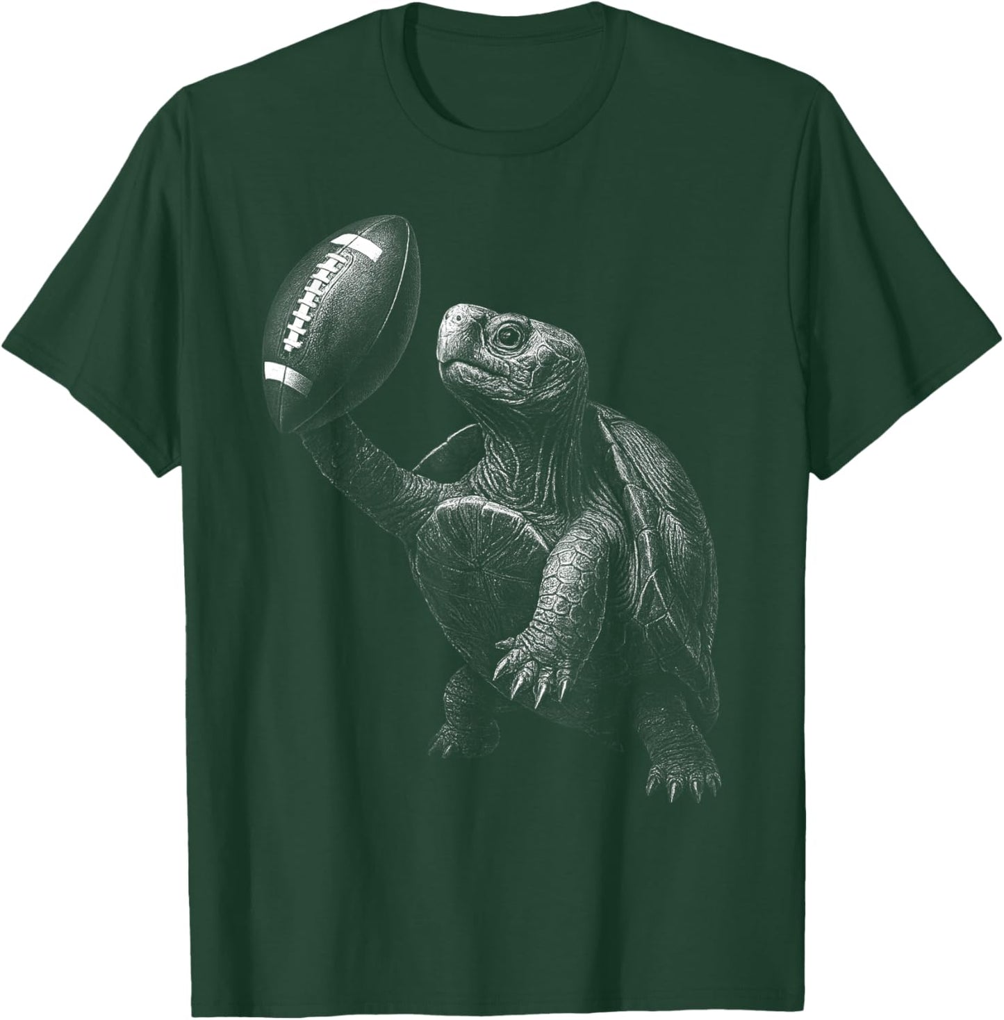Tortoise American Football Sports Reptile Lover T-Shirt - T-Shirt | Forest