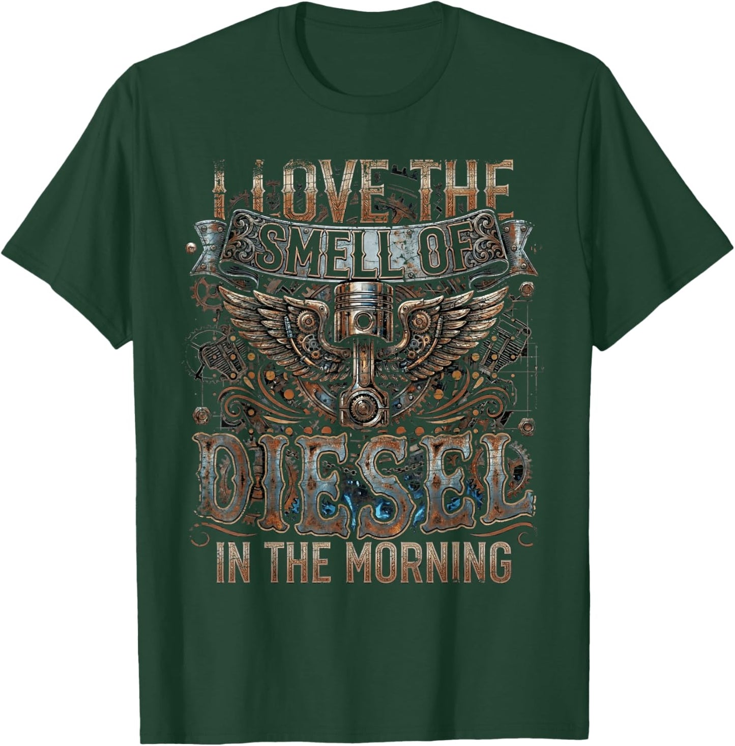 Semi Truck Driver Trucking T-Shirt - T-Shirt | Forest