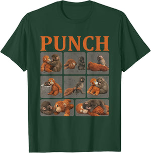 Cool Punch Cute Monkey T-Shirt - T-Shirt | Forest