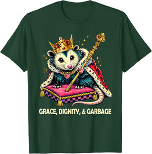 Opossum Lover Possum King Weird Grace A Dignity & Garbage T-Shirt - T-Shirt | Forest