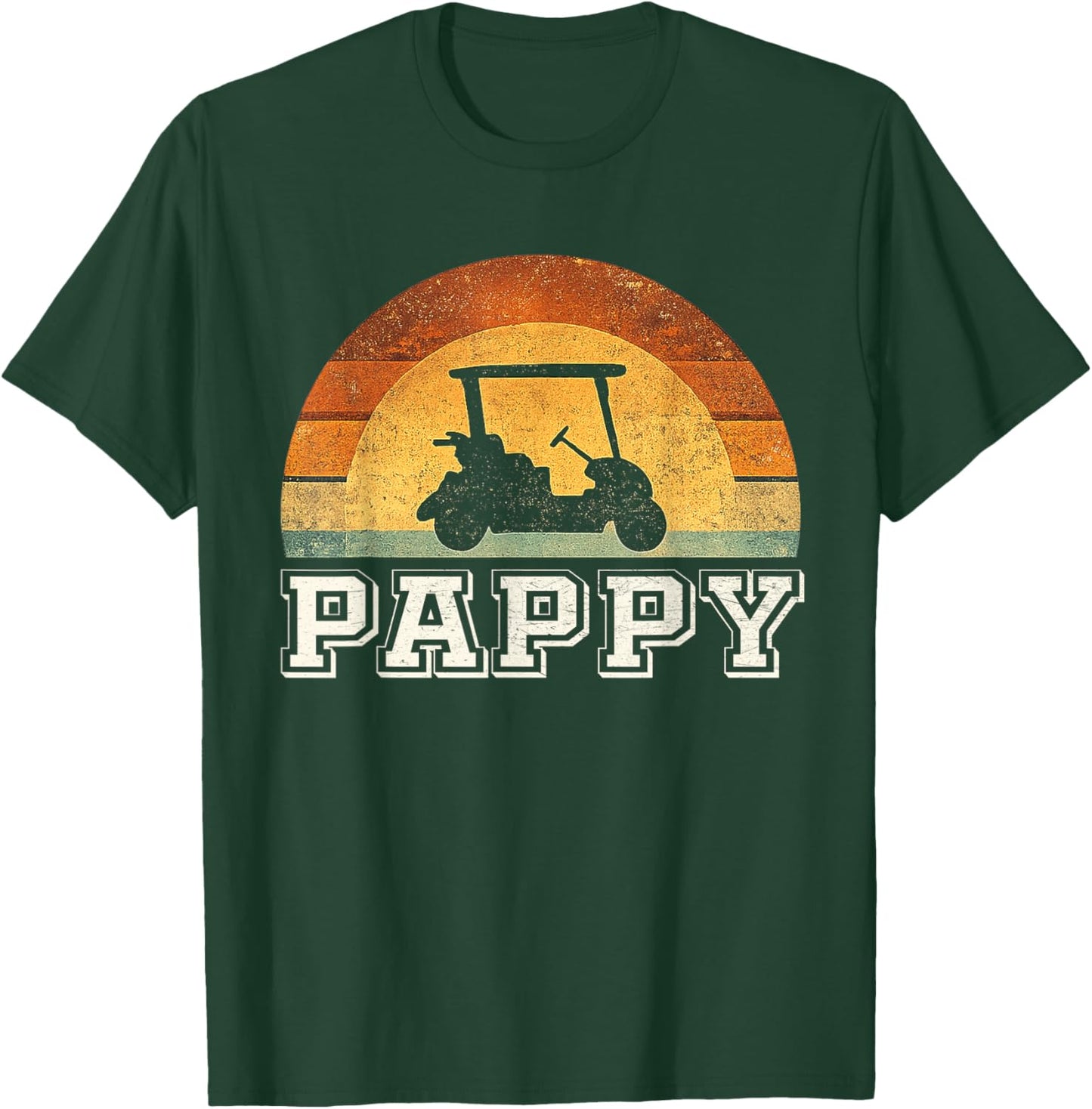 Pappy Golf Vintage Funny Pappy Golf Lover T-Shirt - T-Shirt | Forest